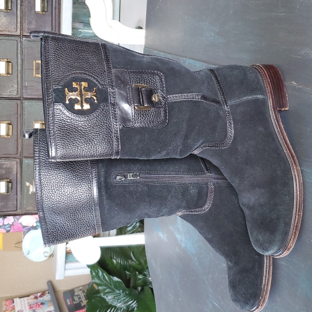 Tory Burch 8½ black leather boots